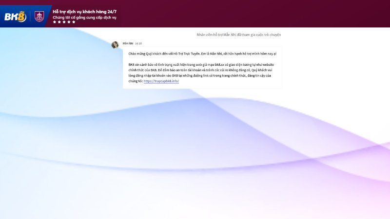 4 bước để được BK8 hỗ trợ nhanh chóng