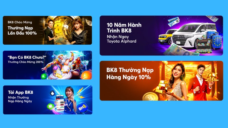 5 ưu đãi khi gửi tiền tại BK8