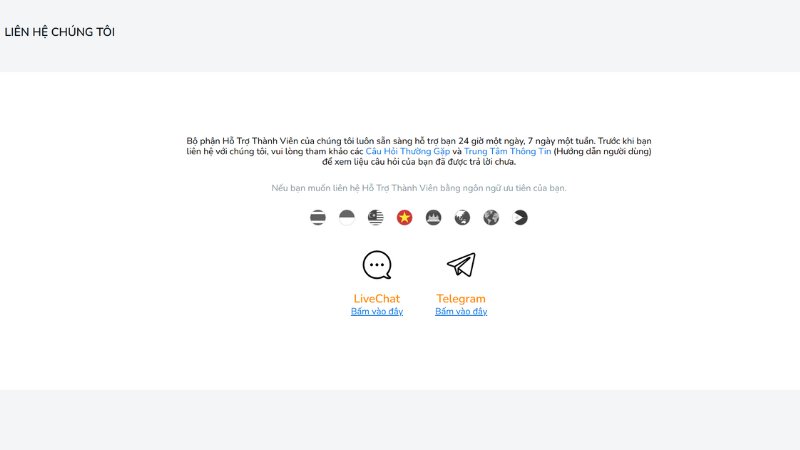 Tổng quan về các kênh liên hệ tại BK8