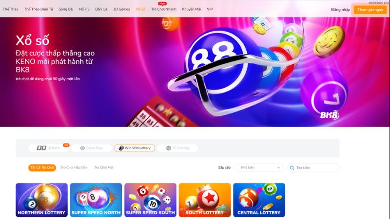 Xổ số BK8 - Quay số hồi hộp với phần thưởng cực khủng